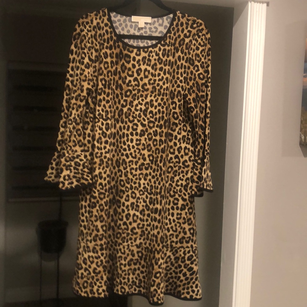 Leopard print dress